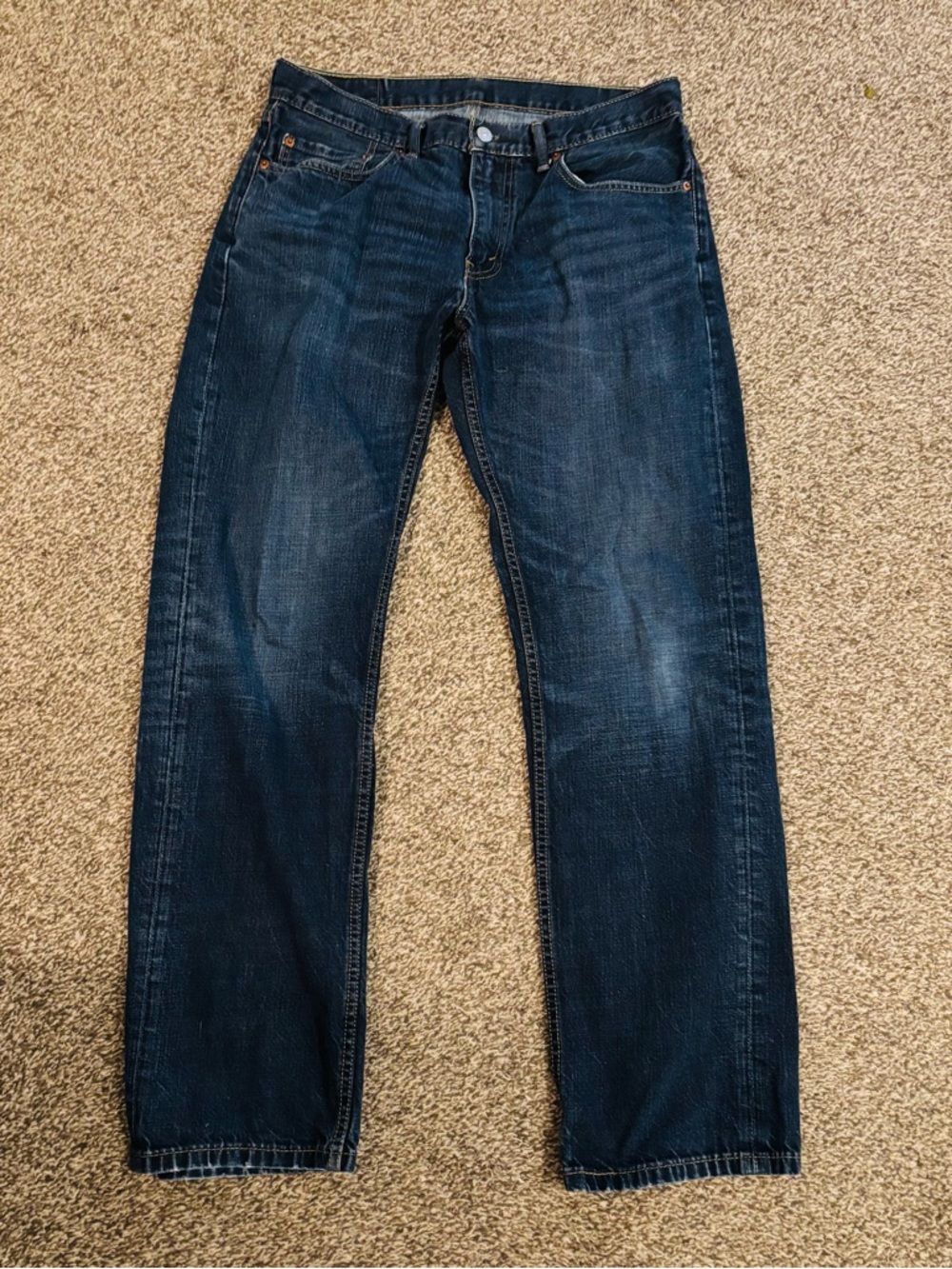 Levi's Men's Indigo Straight Jeans 559 style 33x32